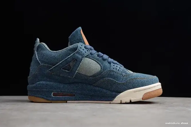 Rep Denim Air Jordan AO2571-401 Nike 4 Levi's x 0505